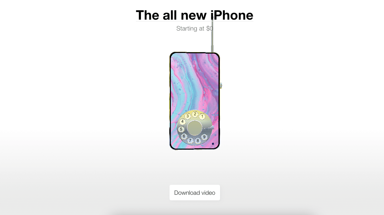 Это iPhone, который получился у меня. Фото.