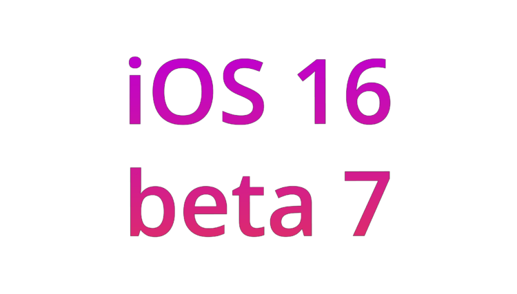 iOS 16 beta 7