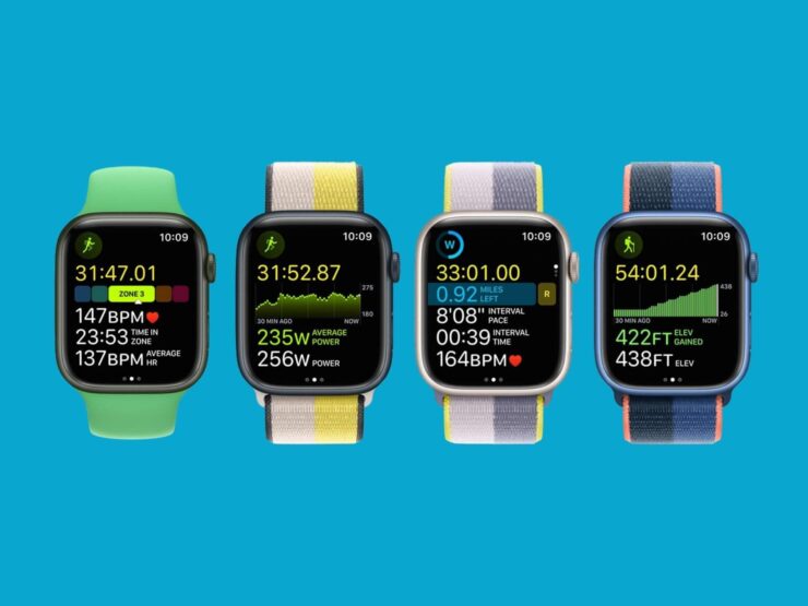 watchOS 9 — что нового. Тренировки в новой watchOS 9 спортсмены оценят по достоинству. watchOS 9 — что нового. Тренировки в новой watchOS 9 спортсмены оценят по достоинству. Фото.