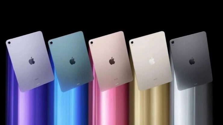Палитра цветов iPad Air позволяет подобрать устройство под любой вкус. Фото.