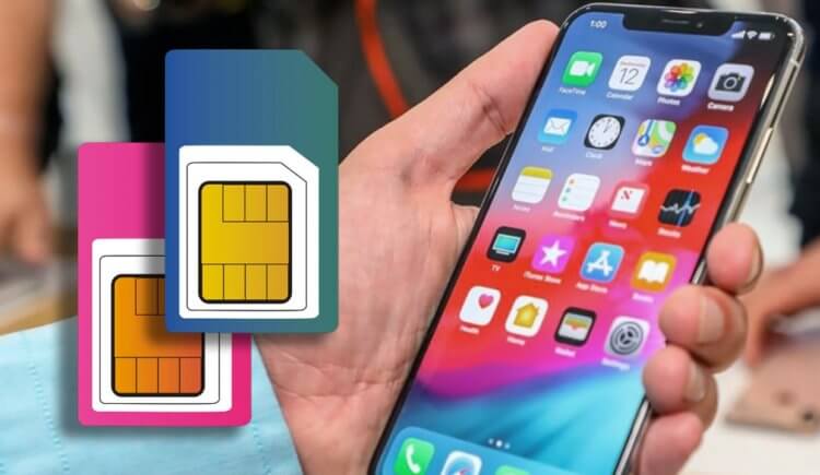 Какие Айфоны поддерживают Есим и как её настроить. iPhone поддерживают две сим-карты с 2018 года. Фото.