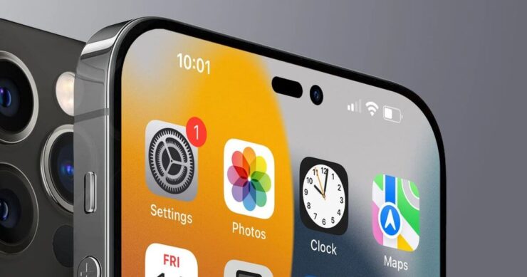 В следующих поколениях датчики Face ID будут спрятаны под экран. Фото.