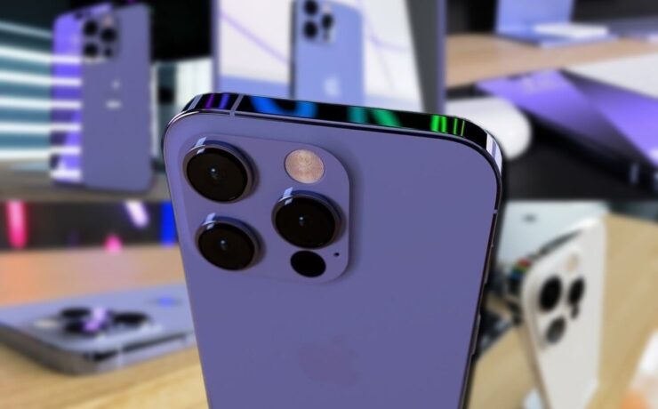 Похожий цвет был эксклюзивом iPhone 12. Фото.