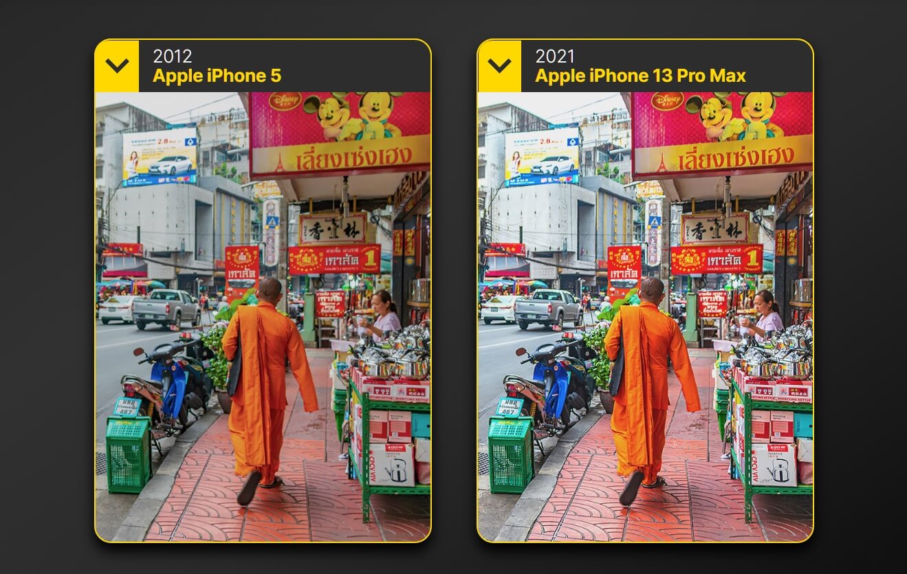 Но камера в iPhone 5 вновь стала более блеклой. Фото.