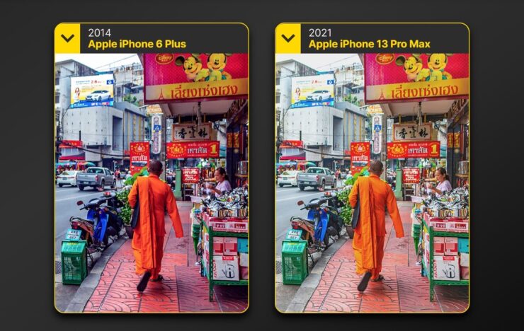 Начиная с iPhone 6 Plus, Apple приступила к экспериментам с контрастностью. Фото.