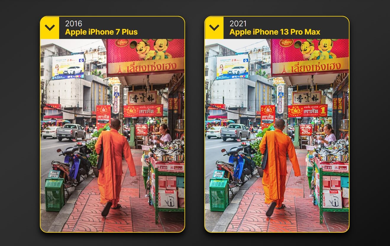 В iPhone 7 Plus Apple решила переориентироваться на желтые тона. Фото.