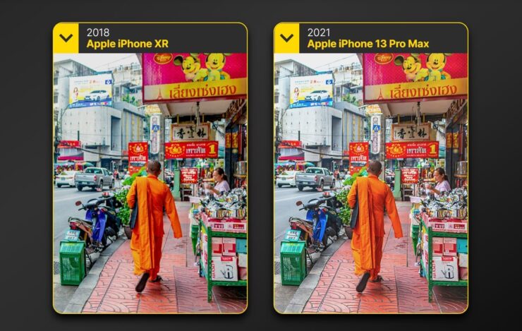 Цветопередача камеры iPhone XR стала ближе к реальности. Фото.