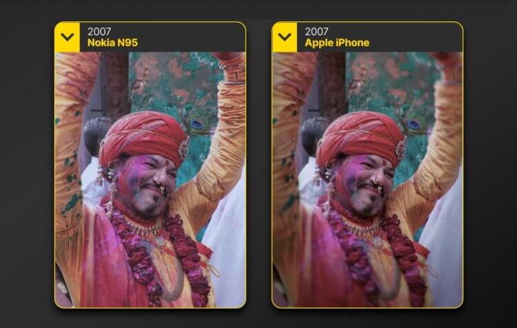 Посмотрите, как фотографирует первый iPhone на фоне iPhone 13 Pro Max. Разница впечатляет