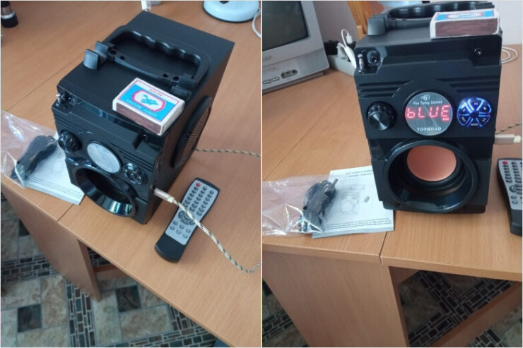 Блютуз-колонка с хорошим басом. Это компактная, но хорошо звучащая колонка. Блютуз-колонка с хорошим басом. Это компактная, но хорошо звучащая колонка. Фото.