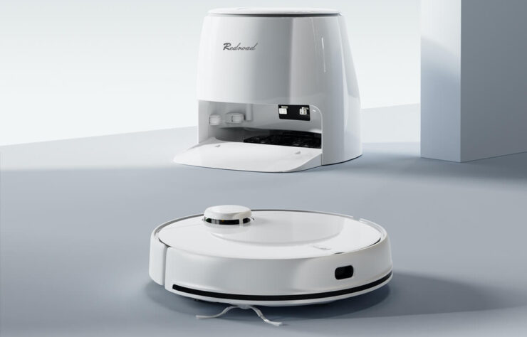 Робот-пылесос с мытьём полов. Так, как этот пылесос, полы вам никто не помоет. Фото.