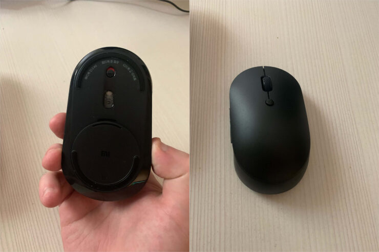 Беспроводная мышь Xiaomi удобна и недорога. Фото.