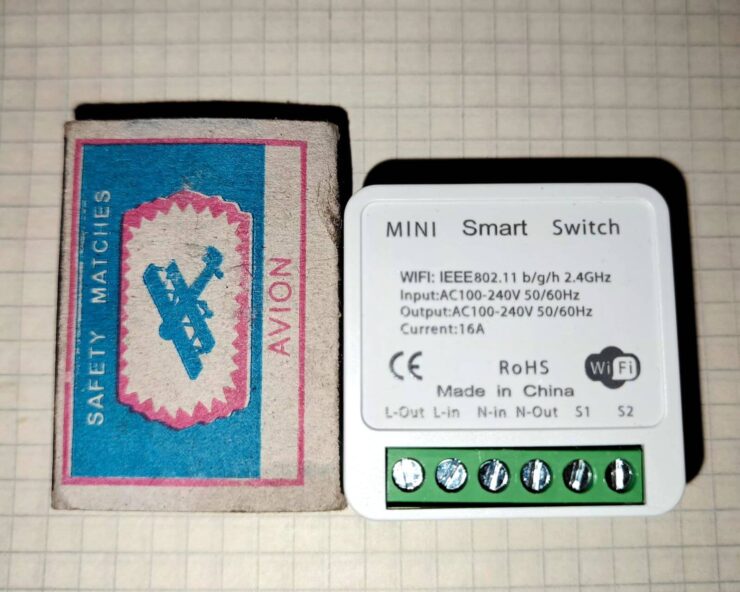 Умный выключатель с WiFi. Выключатель поддерживает обычные Wi-Fi сети 2,4 ГГц. Умный выключатель с WiFi. Выключатель поддерживает обычные Wi-Fi сети 2,4 ГГц. Фото.