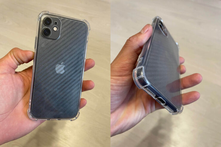 Прозрачный чехол на Айфон. Углы у чехла укреплены, поэтому вероятность разбить Айфон минимальная. Прозрачный чехол на Айфон. Углы у чехла укреплены, поэтому вероятность разбить Айфон минимальная. Фото.