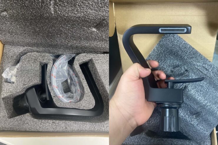 Если вам не нужен черный смеситель, то есть и другие варианты цветов. Фото.