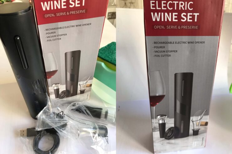 Электроштопор позволяет не прикладывать никаких усилий для открытия бутылки. Фото.