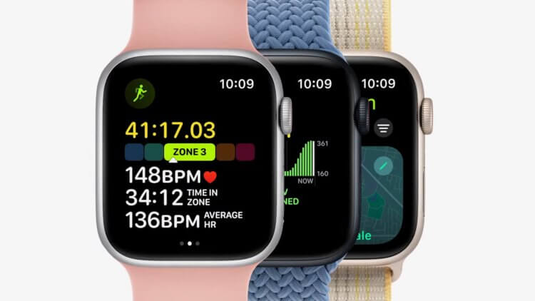 Представлены смарт-часы Apple Watch SE 2. Они дешевле первого поколения. Фото.