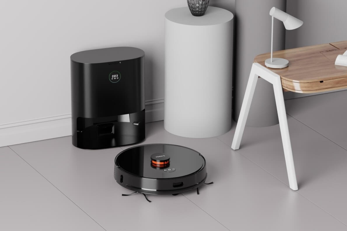 Нашел топовый робот-пылесос с влажной уборкой и самоочисткой. Как купить его со скидкой. Фото.