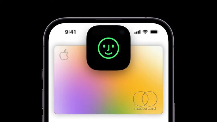 А при подтверждении оплаты через Face ID вы увидите анимацию. Фото.