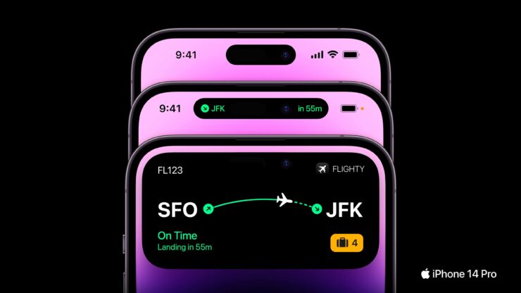 Постоянно держать информацию о рейсе на экране нет никакого смысла. Отключить ее было бы лучшим решением. Фото.