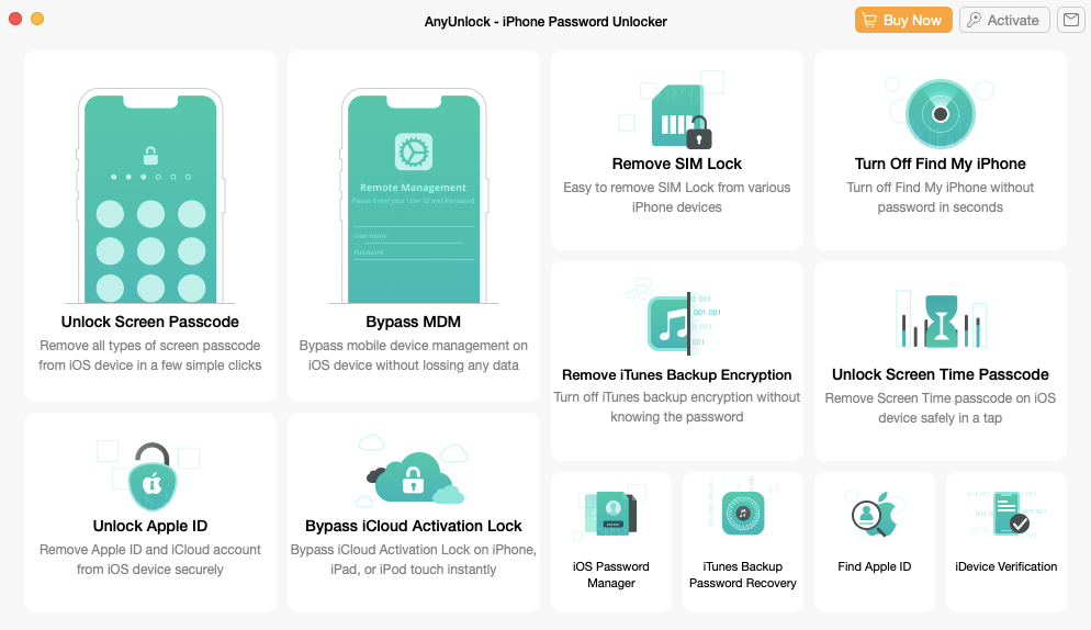 AnyUnlock — универсальная утилита на любые случаи жизни. Фото.
