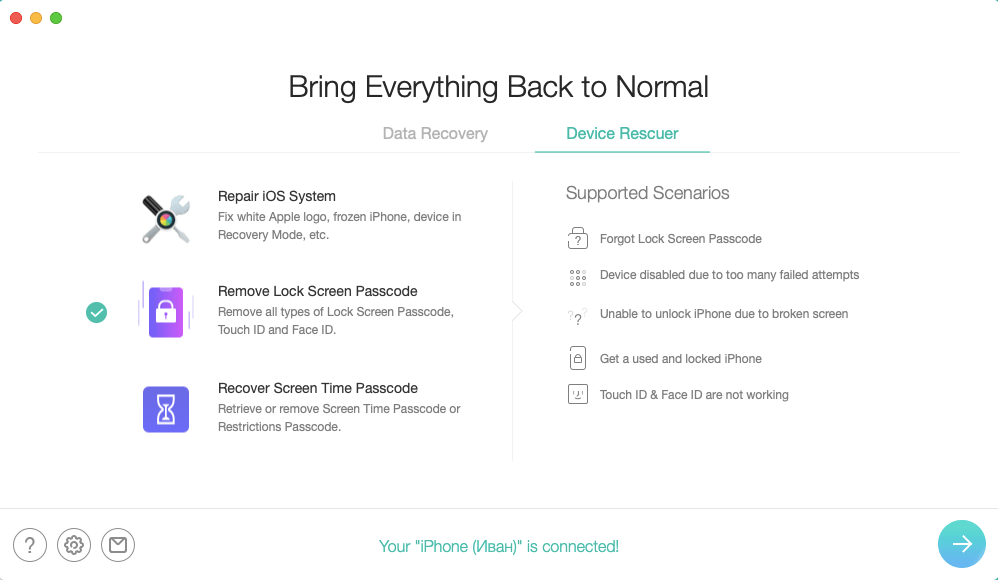 Для сброса пароля понадобится ваш Apple ID. Фото.