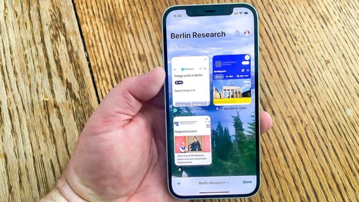 Safari сможет отправлять уведомления, но не раньше, чем в iOS 16.1. Фото.