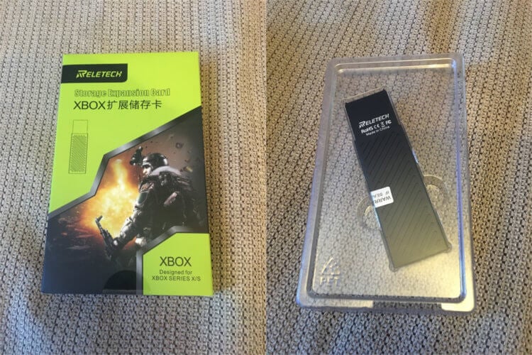SSD для Xbox. При желании можно расширить даже память Xbox. Фото.