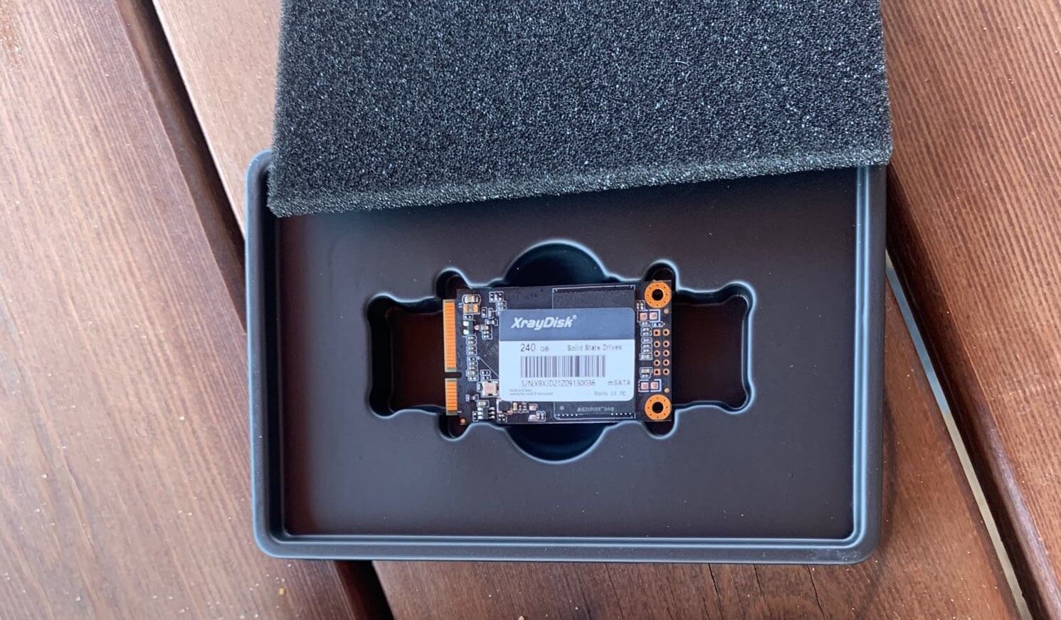 XrayDisk — хорошие накопители для тех, кто ищет стандарт mSATA. Фото.