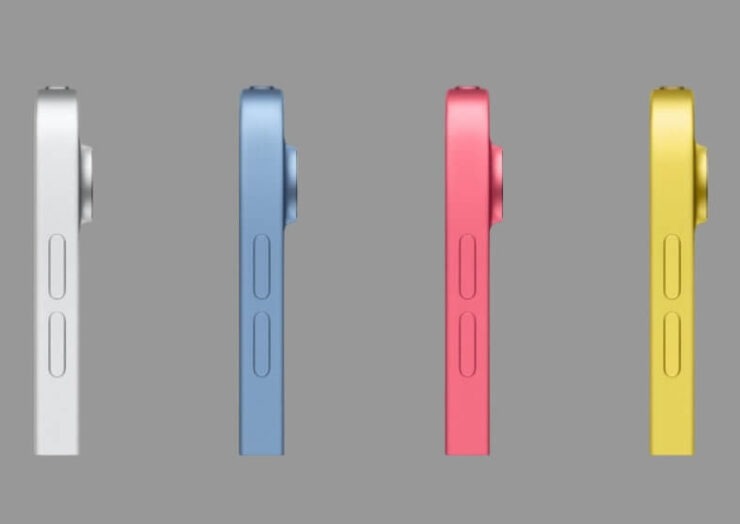Все цвета iPad 2022. Фото.