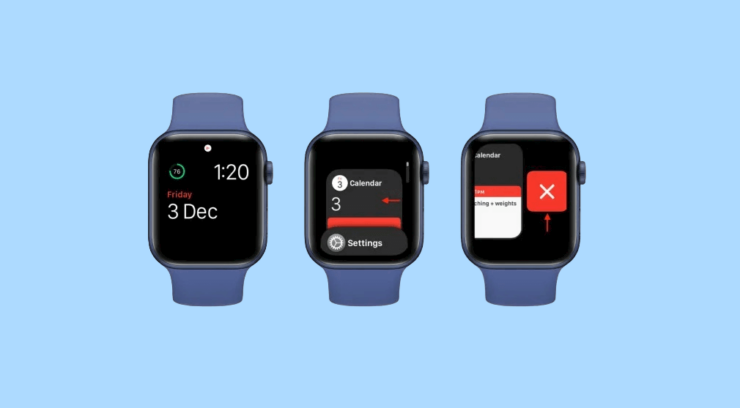 Как закрыть приложение на Apple Watch. Принудительное закрытие приложение позволяет освободить оперативную память и разгрузить процессор. Фото.