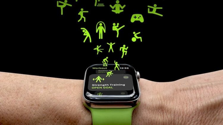 Как создавать тренировки на Apple Watch и зачем это делать. Подобрать тренировку можно практически под любой вид активности. Фото.