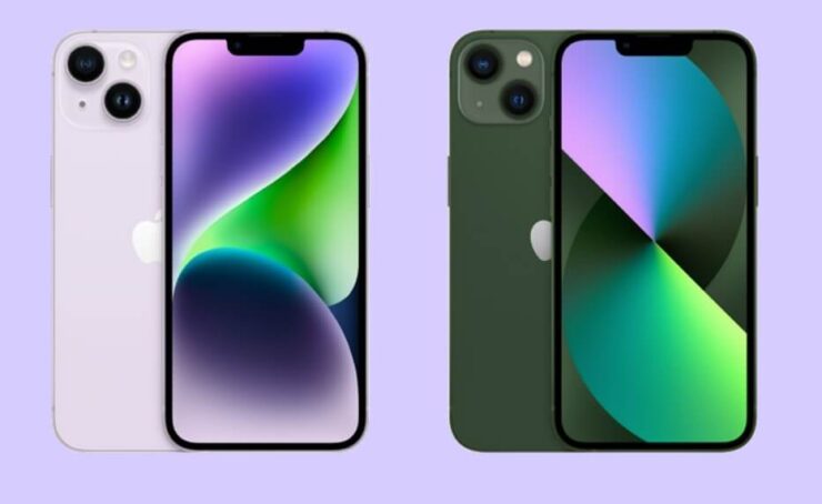 iPhone 14 — чехол. Кажется, что разницы нет, но обратите внимание на кнопку блокировки. Она немного смещена. Фото.