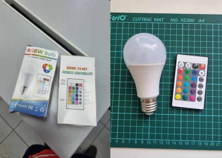 Лампочка с пультом — Алиэкспресс. Управлять лампочкой можно с помощью комплектного пульта. Лампочка с пультом — Алиэкспресс. Управлять лампочкой можно с помощью комплектного пульта. Фото.