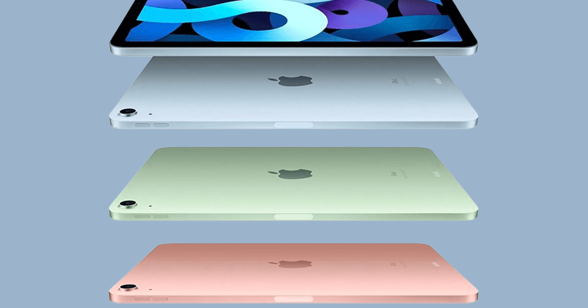 Если вы любите цветные устройства, то iPad Air 4 — отличный выбор. Фото.