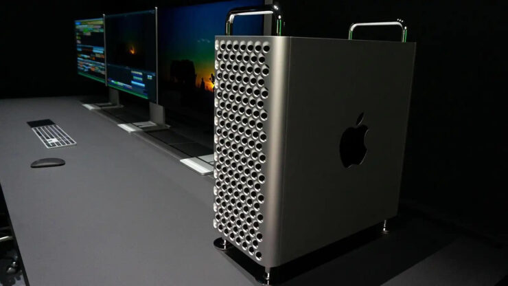 Новый Mac Pro. Mac Pro должны представить в октябре, но выйдет он, вероятно, только в следующем году. Фото.