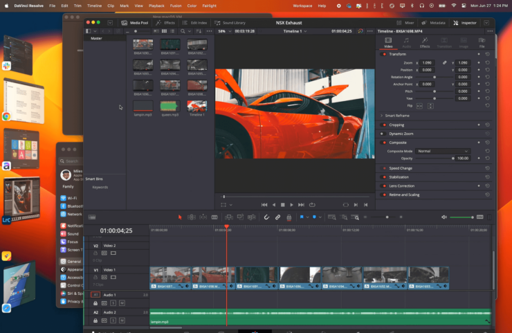 Stage Manager — macOS. Из-за того, что окна не ограничены по размеру, даже при использовании Stage Manager на экране возможна мешанина. Stage Manager — macOS. Из-за того, что окна не ограничены по размеру, даже при использовании Stage Manager на экране возможна мешанина. Фото.