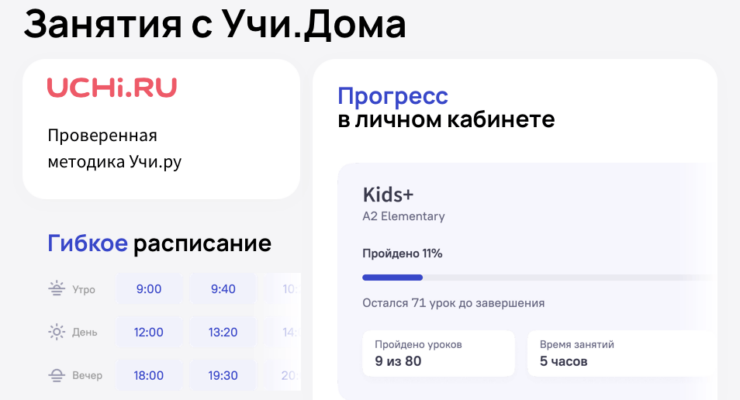 Учи Дома — это только площадка для репетиторства, без аттестации. Фото.