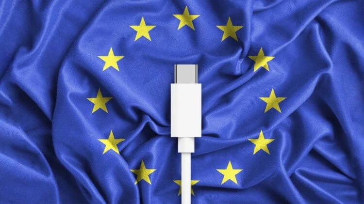 iPhone с USB-C Евросоюз требует, чтобы все смартфоны с осени 2024 года оснащались портом USB-C Фото