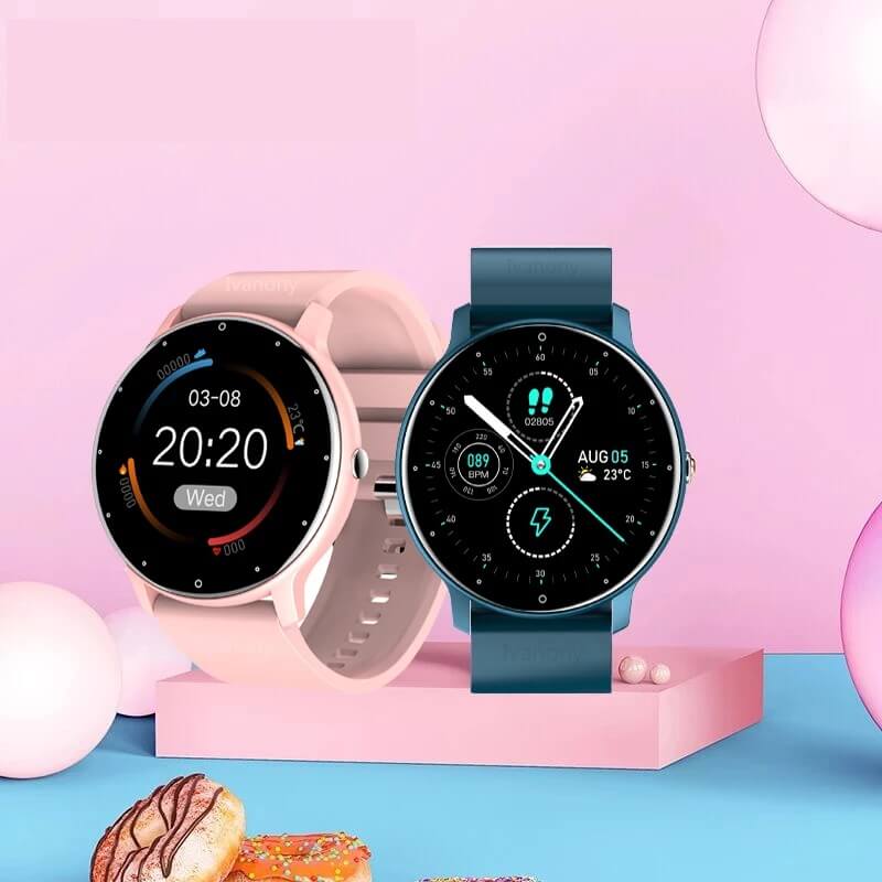 ZL02 — идеальный вариант, чтобы попробовать смарт-часы и не потратить много денег. Фото.