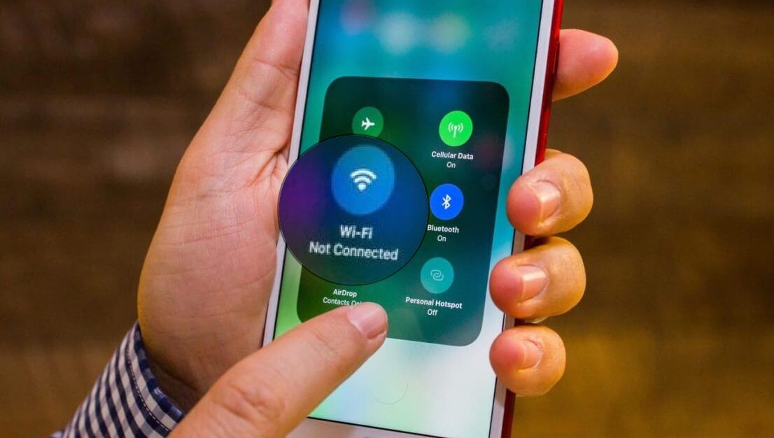 Отключается вай-фай на Айфоне. Что делать. Фото.