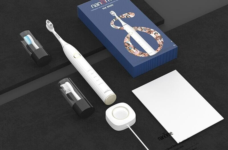 Нашел крутую зубную щетку с отличным временем работы. Ее можно не заряжать 200 дней. Фото.