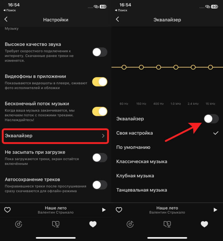 Эквалайзер при неправильной настройке сильно искажает звук. Фото.