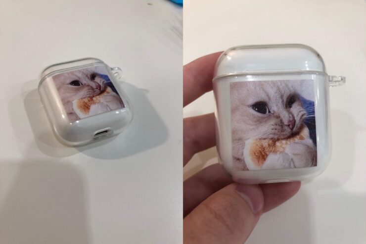 Прикольный принт на чехле позволит поднять настроение в любой момент. Фото.