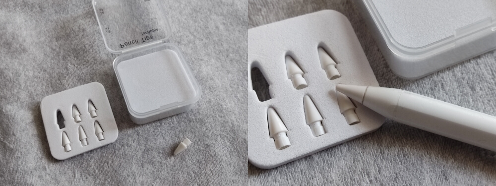 Те, кто занимаются графикой на планшете, оценят этот набор наконечников. Фото.