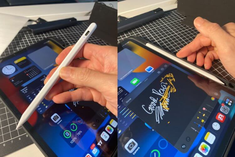 Аналог Apple Pencil для iPad. К некоторым моделям iPad его даже можно примагнитить. Фото.