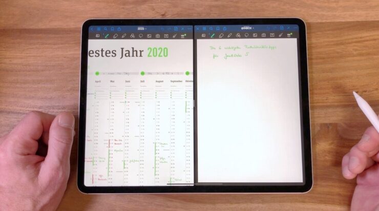 GoodNotes 5 — продвинутые заметки для iPad. Фото.