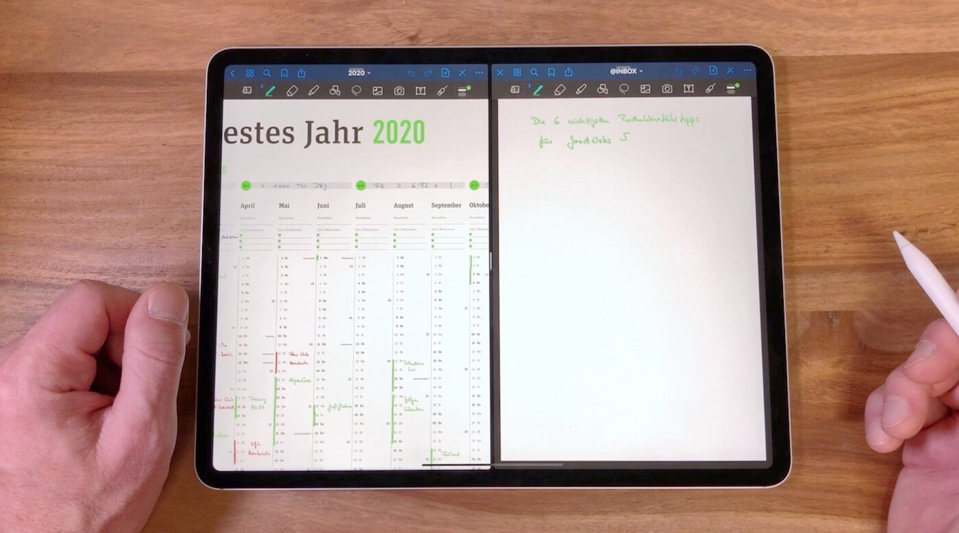 GoodNotes 5 — продвинутые заметки для iPad. Фото.