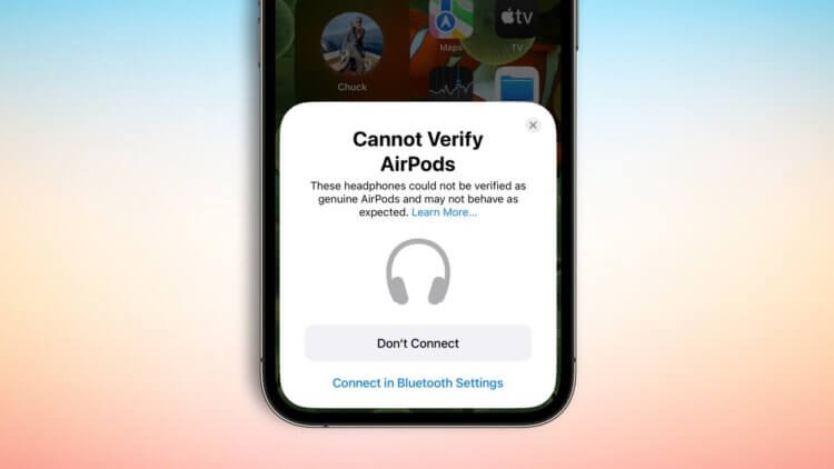 ¿Es posible identificar AirPods falsificados?  Según lo planeado por Apple, el iPhone debería notificar a los usuarios de AirPods no originales.  Una fotografía.