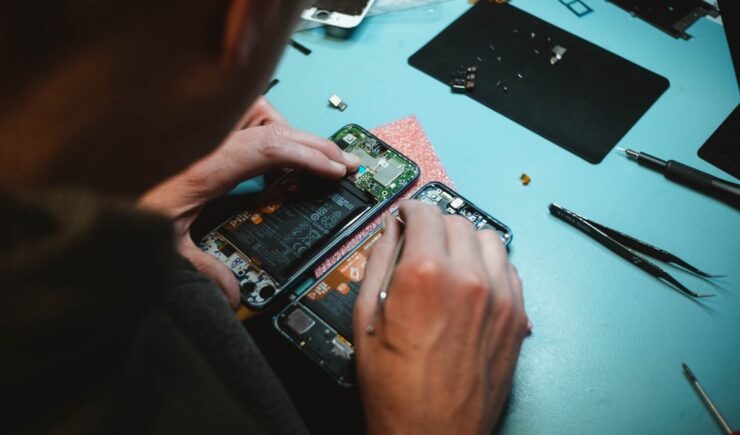 Не настраивается Face ID. Чаще всего такие случаи признают требующими ремонта. Фото.