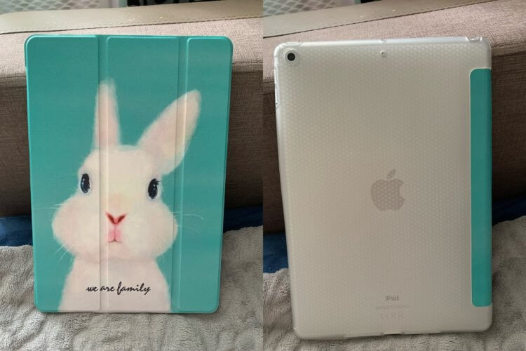 iPad 9 - case.  Here is a case with a cool print that can be easily found on Aliexpress.  A photo.